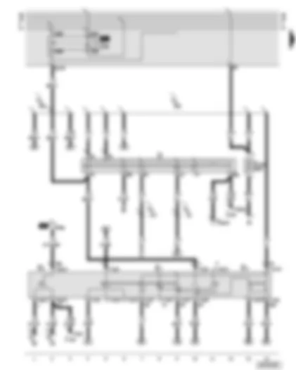 Wiring Diagram  AUDI A8 2001 - Ignition/starter switch - lighting switch - headlight dipper/flasher switch - X contact relief relay