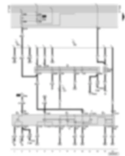 Wiring Diagram  AUDI A8 2002 - Ignition/starter switch - lighting switch - headlight dipper/flasher switch - X contact relief relay