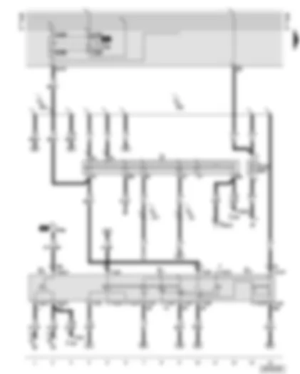 Wiring Diagram  AUDI A8 2000 - Ignition/starter switch - lighting switch - headlight dipper/flasher switch - X contact relief relay