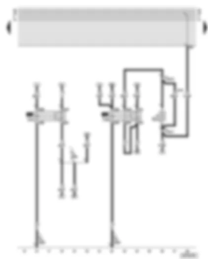 Wiring Diagram  AUDI A8 2001 - Daytime driving light switch-on relay - daytime driving light change-over relay  - resistance wire