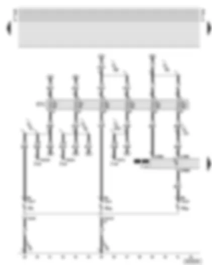 Wiring Diagram  AUDI A8 2001 - Left headlight - fuses - bulb monitoring device