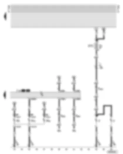 Wiring Diagram  AUDI A8 2000 - Right headlight - bulb monitoring device