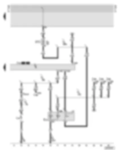 Wiring Diagram  AUDI A8 2002 - Fog lights/rear fog light control unit - rear fog light switch - rear left fog light bulb