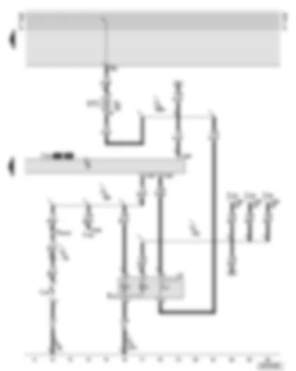 Wiring Diagram  AUDI A8 2000 - Fog lights/rear fog light control unit - rear fog light switch - rear left fog light bulb