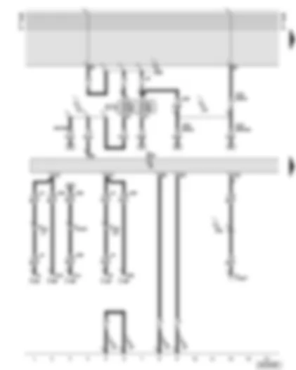 Wiring Diagram  AUDI A8 2001 - Control and display unit for air conditioner - fuses