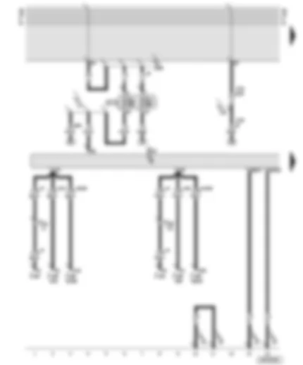 Wiring Diagram  AUDI A8 2002 - Control and display unit for air conditioner - fuses