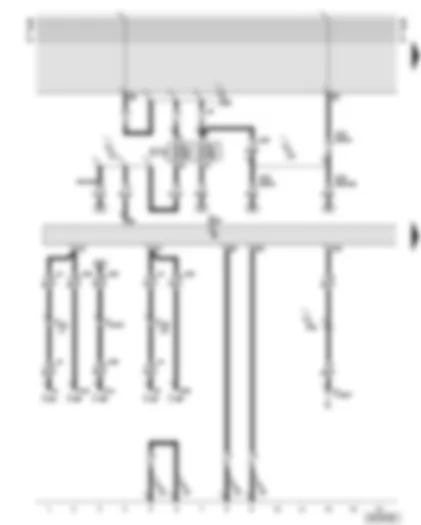 Wiring Diagram  AUDI A8 2000 - Control and display unit for air conditioner - fuses