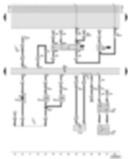 Wiring Diagram  AUDI A8 2002 - Control and display unit for air conditioner - heat regulation valves - solar roof