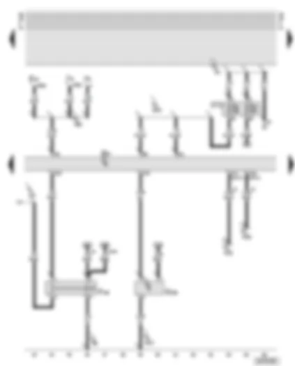 Wiring Diagram  AUDI A8 2001 - Control and display unit for air conditioner - air conditioner pressure switch - air quality sensor