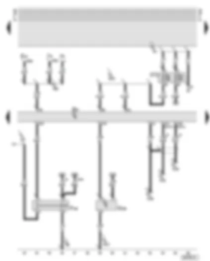 Wiring Diagram  AUDI A8 2000 - Control and display unit for air conditioner - air conditioner pressure switch - air quality sensor
