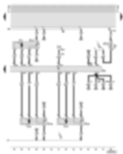 Wiring Diagram  AUDI A8 2002 - Control and display unit for air conditioner - control motors for vents
