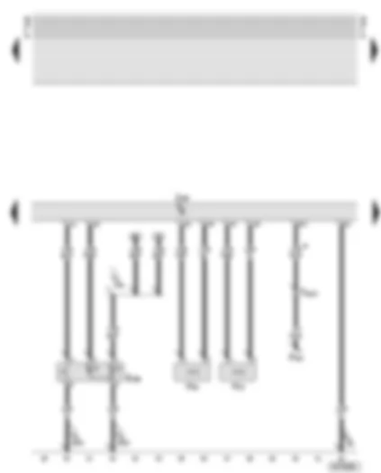 Wiring Diagram  AUDI A8 2001 - Parking aid control unit - parking aid button - sound sender