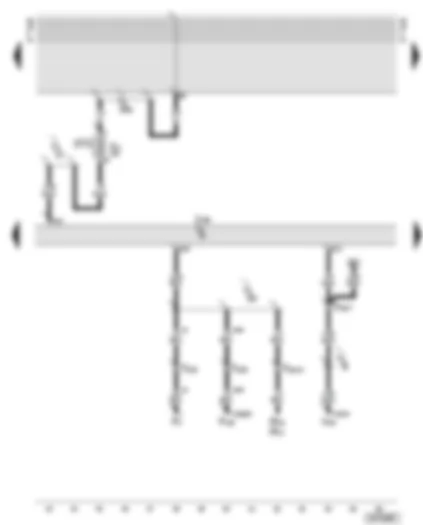 Wiring Diagram  AUDI A8 2001 - Parking aid control unit - reversing light