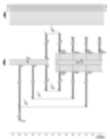 Wiring Diagram  AUDI A8 2002 - Parking aid control unit - dash panel insert