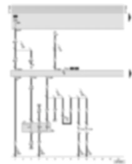 Wiring Diagram  AUDI A8 2001 - Fog lights/rear fog light control unit - fog light