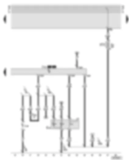 Wiring Diagram  AUDI A8 2000 - Fog lights/rear fog light control unit - rear fog light