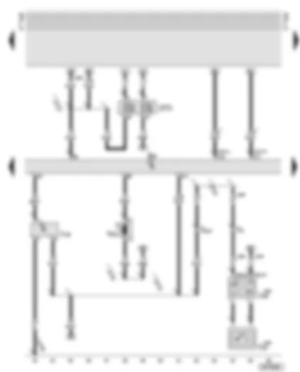 Wiring Diagram  AUDI A8 2002 - Control and display unit for air conditioner - solar roof