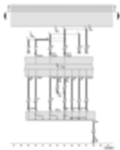 Wiring Diagram  AUDI A8 2000 - Function selection switch in centre console