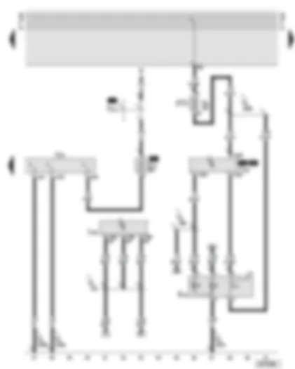 Wiring Diagram  AUDI A8 2001 - Trailer socket - rear fog light switch