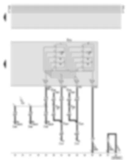 Wiring Diagram  AUDI A8 2002 - Steering wheel with Tiptronic - operating unit in steering wheel