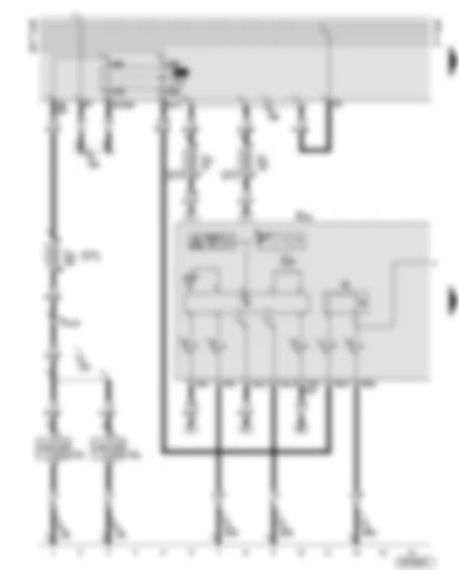 Wiring Diagram  AUDI A8 2001 - Multi-function steering wheel