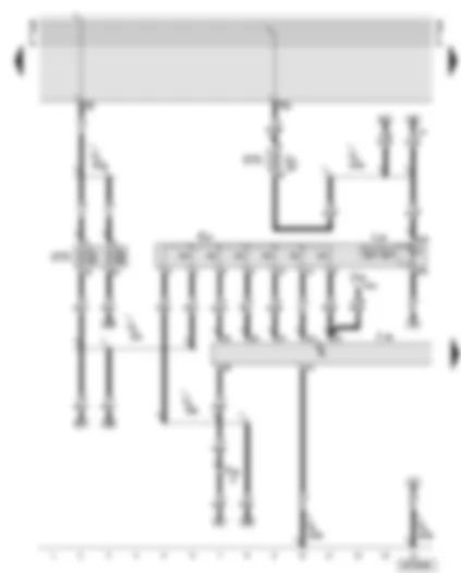 Wiring Diagram  AUDI A8 2000 - Memory operating unit - seat adjustment (with memory) control unit