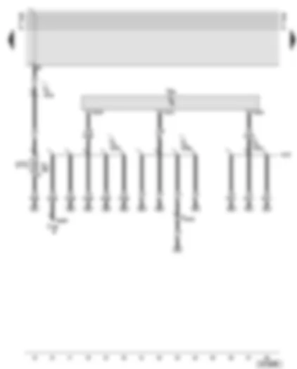 Wiring Diagram  AUDI A8 2002 - Central locking motor with control unit for interior lights switch-off delay and anti-theft alarm system