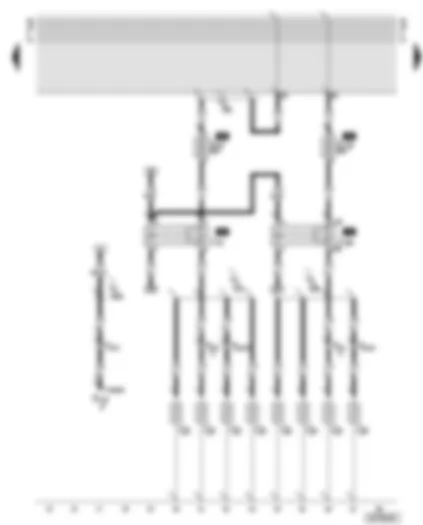Wiring Diagram  AUDI A8 2002 - Relay for glow plugs - relay 2 for glow plugs - glow plugs-engine