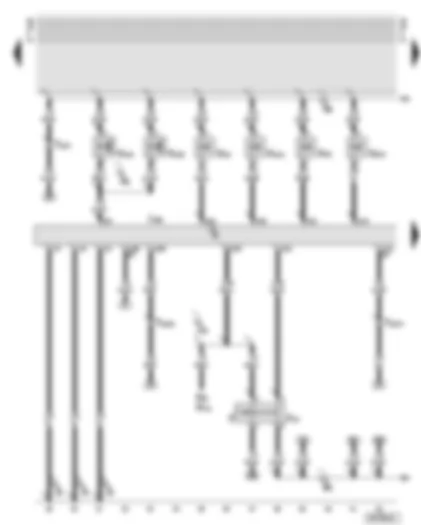 Wiring Diagram  AUDI A8 2001 - Diesel direct injection system control unit - brake light switch - exhaust gas recirculation valve