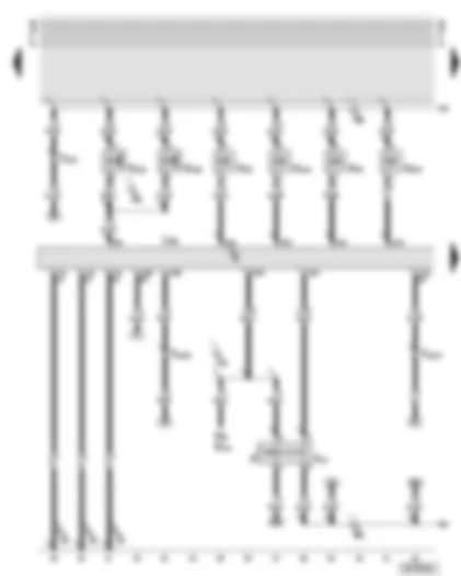 Wiring Diagram  AUDI A8 2002 - Diesel direct injection system control unit - brake light switch - exhaust gas recirculation valve