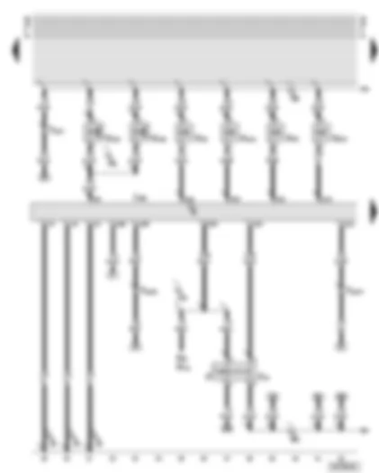 Wiring Diagram  AUDI A8 2000 - Diesel direct injection system control unit - brake light switch - exhaust gas recirculation valve