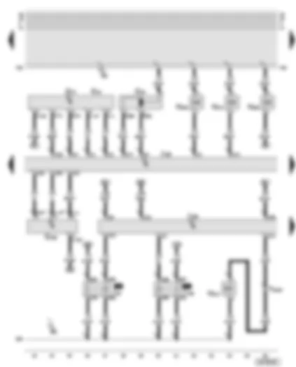 Wiring Diagram  AUDI A8 2002 - Diesel direct injection system control unit - air mass meter - diesel direct injection system control unit 2