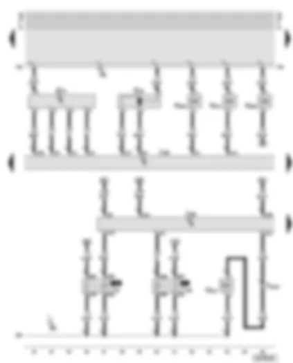 Wiring Diagram  AUDI A8 2000 - Diesel direct injection system control unit - air mass meter - diesel direct injection system control unit 2