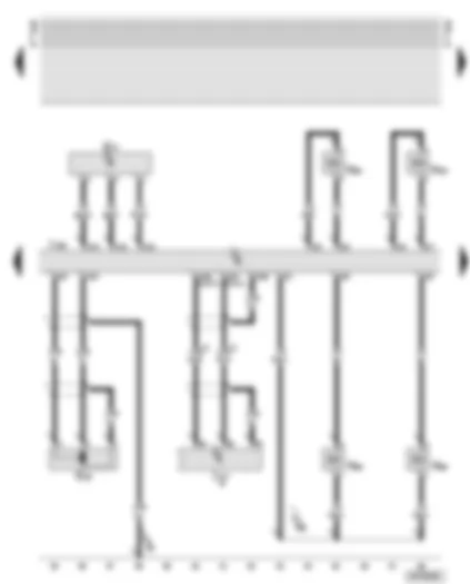 Wiring Diagram  AUDI A8 2000 - Diesel direct injection system control unit - engine speed sender - intake manifold pressure sender