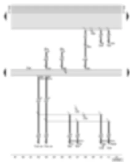 Wiring Diagram  AUDI A8 2001 - Diesel direct injection system control unit - CAN bus