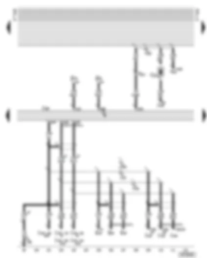 Wiring Diagram  AUDI A8 2000 - Diesel direct injection system control unit - CAN bus