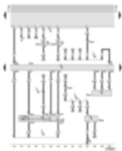 Wiring Diagram  AUDI A8 2001 - Diesel direct injection system control unit - cruise control system switch - fuel pressure sender