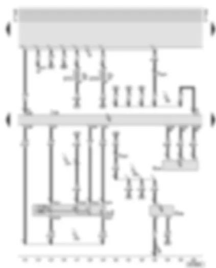 Wiring Diagram  AUDI A8 2002 - Diesel direct injection system control unit - cruise control system switch - fuel pressure sender