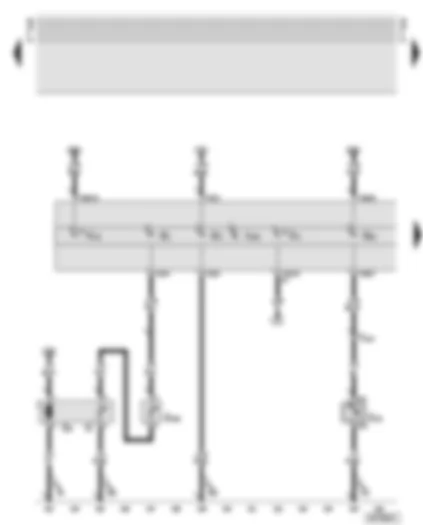 Wiring Diagram  AUDI A8 2001 - Dash panel insert - warning lamps - fuel pump