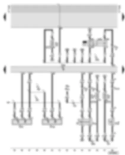 Wiring Diagram  AUDI A8 2002 - Motronic control unit - Hall senders - brake light switch - clutch pedal switch - Motronic current supply relay
