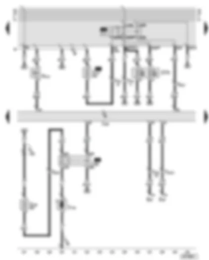 Wiring Diagram  AUDI A8 2001 - Motronic control unit - fuel pump relay - secondary air pump motor - secondary air inlet valve - secondary air pump relay