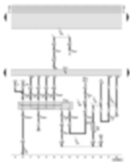 Wiring Diagram  AUDI A8 2001 - Automatic gearbox control unit - multi-function switch