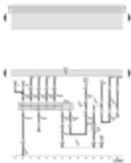 Wiring Diagram  AUDI A8 2002 - Automatic gearbox control unit - multi-function switch
