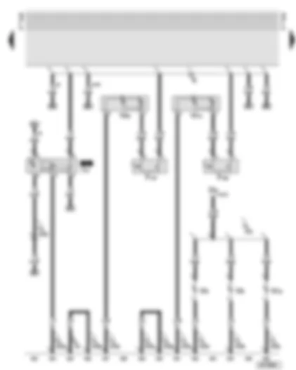 Wiring Diagram  AUDI A8 2001 - Illuminated vanity mirrors - luggage compartment lights