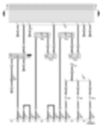 Wiring Diagram  AUDI A8 2002 - Illuminated vanity mirrors - luggage compartment lights