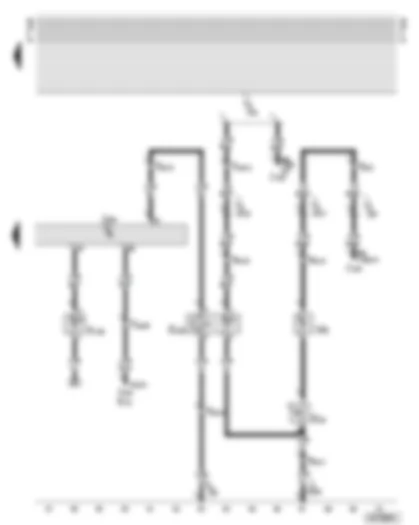 Wiring Diagram  AUDI A8 2000 - Airbag disabled warning lamp (front passenger
