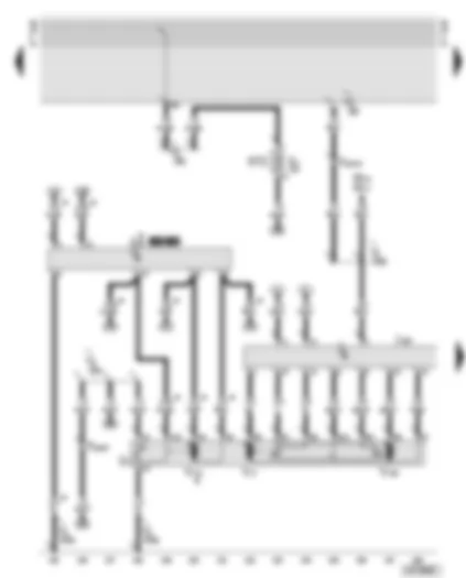 Wiring Diagram  AUDI A8 2001 - Mirror adjustment - driver