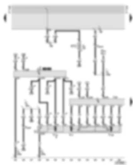 Wiring Diagram  AUDI A8 2002 - Mirror adjustment - driver