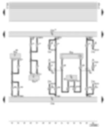 Wiring Diagram  AUDI A8 2002 - Control unit for voice control - telephone/telematics control unit - telephone microphone - telephone/navigation systems loudspeaker