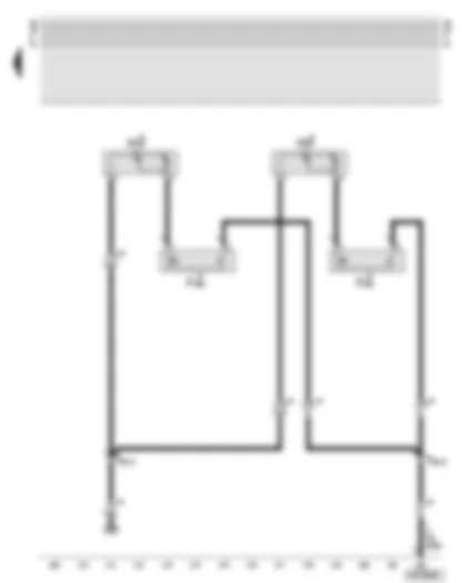 Wiring Diagram  AUDI A8 2001 - Rear vanity mirrors